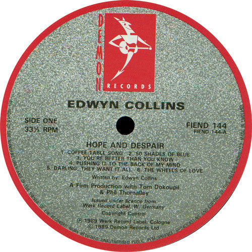 Edwyn Collins : Hope And Despair (LP, Album)
