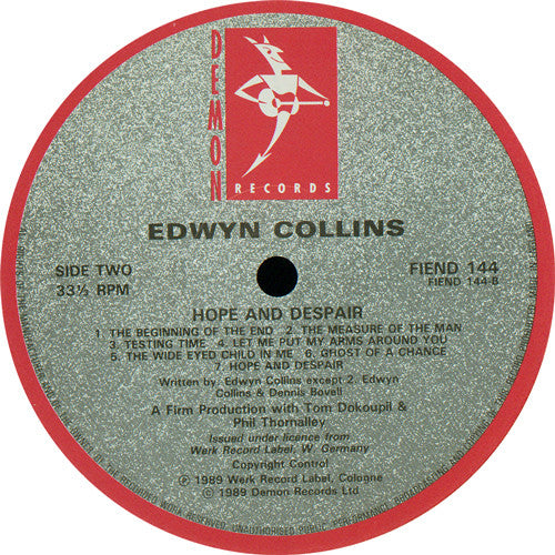 Edwyn Collins : Hope And Despair (LP, Album)