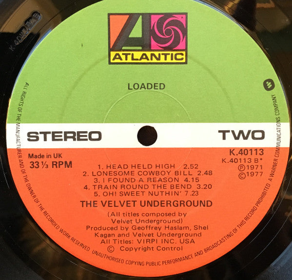 The Velvet Underground : Loaded (LP, Album, RE)
