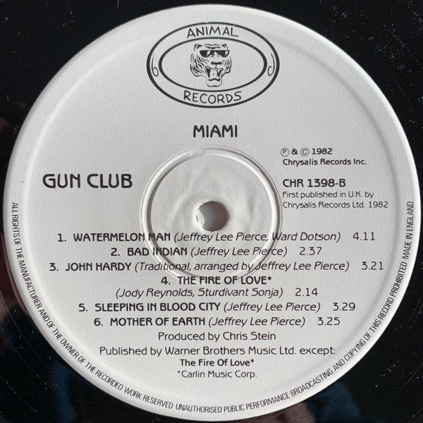 The Gun Club : Miami (LP, Album)