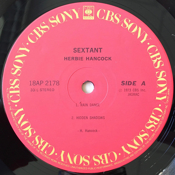 Herbie Hancock : Sextant (LP, Album, RE)