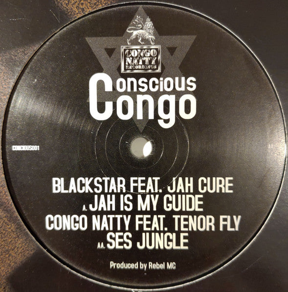 Blackstar (2) Feat. Jah Cure / Congo Natty Feat. Tenor Fly : Conscious Congo (12")