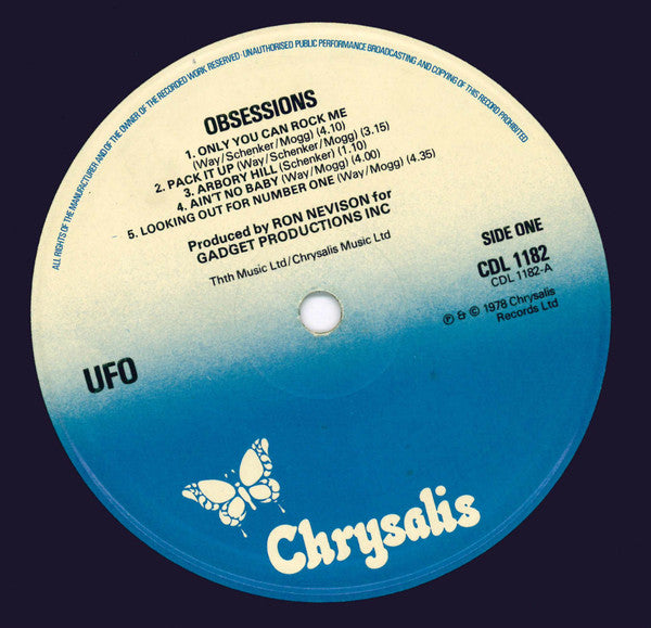 UFO (5) : Obsession (LP, Album, M/Print)