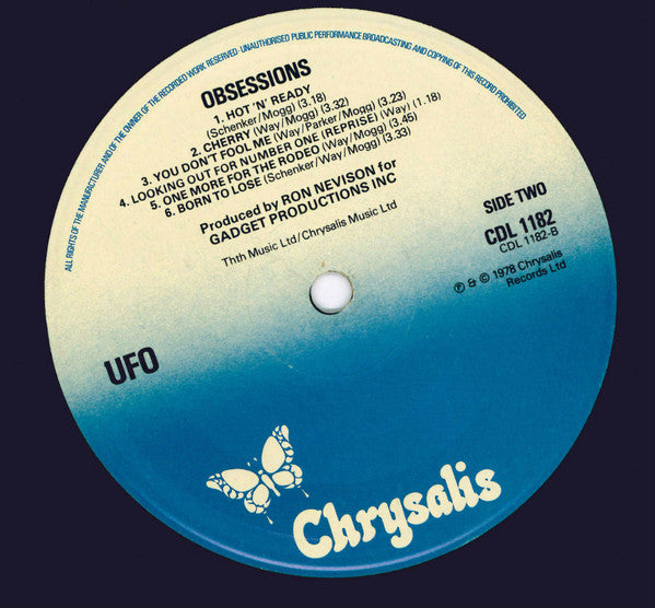 UFO (5) : Obsession (LP, Album, M/Print)