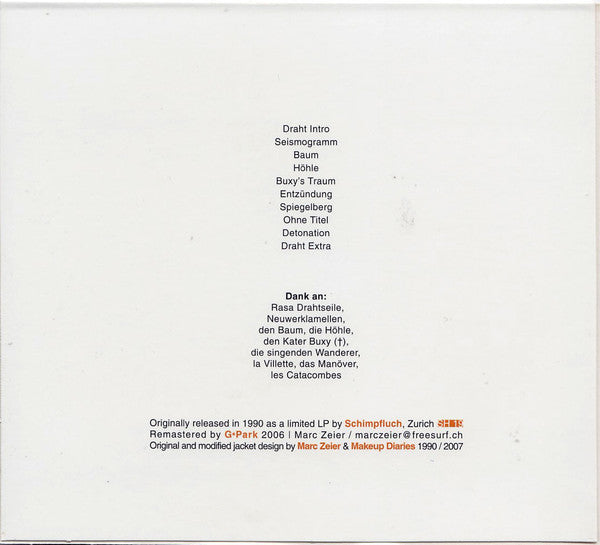 G*Park : Seismogramm (CD, Album, RE, RM)