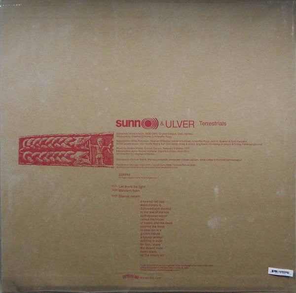 Sunn O))) & Ulver : Terrestrials (LP, Album, Ltd, RP, 2nd)
