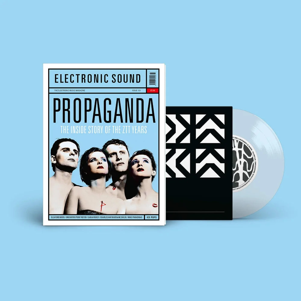 Electronic Sound - Propaganda + ‘Dr Mabuse’ / ‘Duel’ clear vinyl seven-inch single