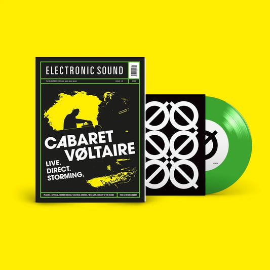 Electronic Sounds - Cabaret Voltaire + ‘Nag Nag Nag‘ / ‘Spies In The Wires‘ green vinyl seven-inch single