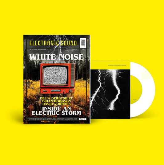 Electronic Sound - White Noise issue + White Noise & Radiophonic Workshop white vinyl seven-inch single