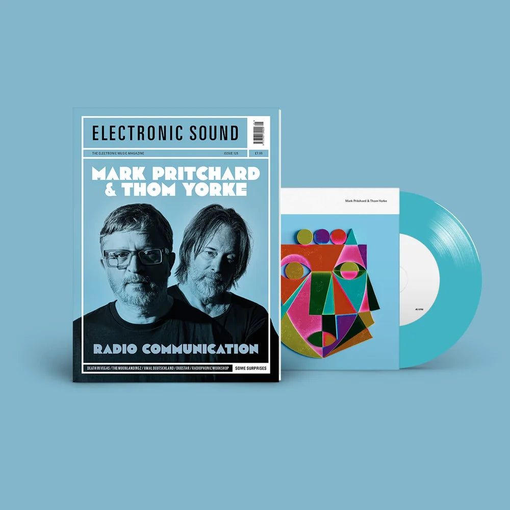 Electronic Sound - Mark Pritchard & Thom Yorke + ‘The Men Who Dance In Stag’s Heads’ turquoise vinyl seven-inch single