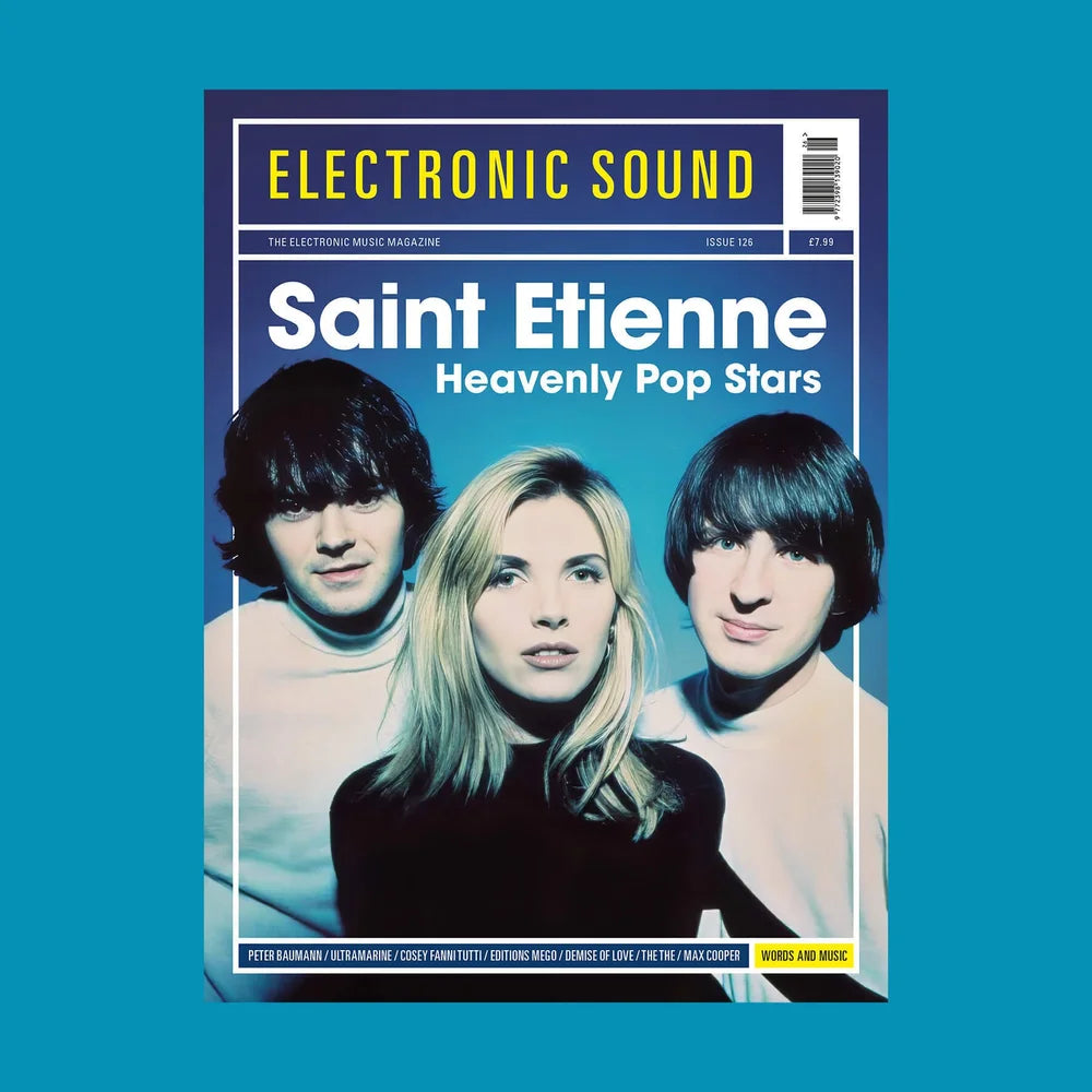 Electronic Sound - Saint Etienne + ‘Glad / ’Only Love Can Break Your Heart‘ blue vinyl seven-inch single