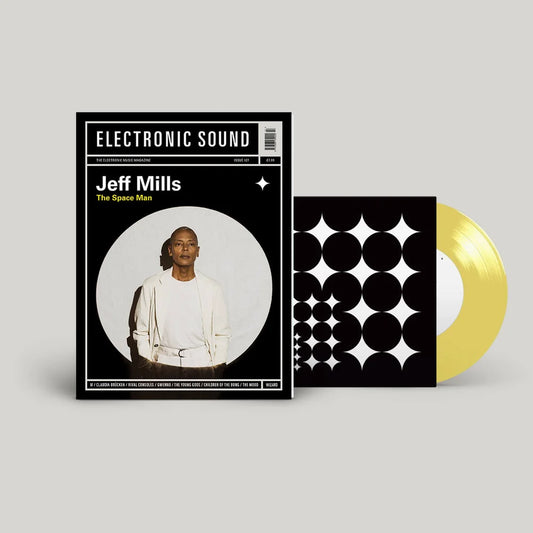 Electronic Sound - Jeff Mills + ‘Theme From Star Child (Edit)‘ / ‘Step To Enchantment (Stringent)’ yellow vinyl seven-inch single