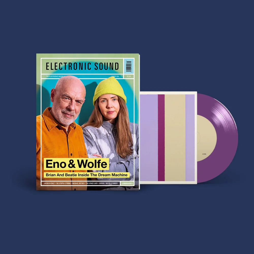 Electronic Sounds - Brian Eno & Beatie Wolfe + ‘Play On‘ / ‘Compromised Cowboy‘ purple vinyl seven-inch single